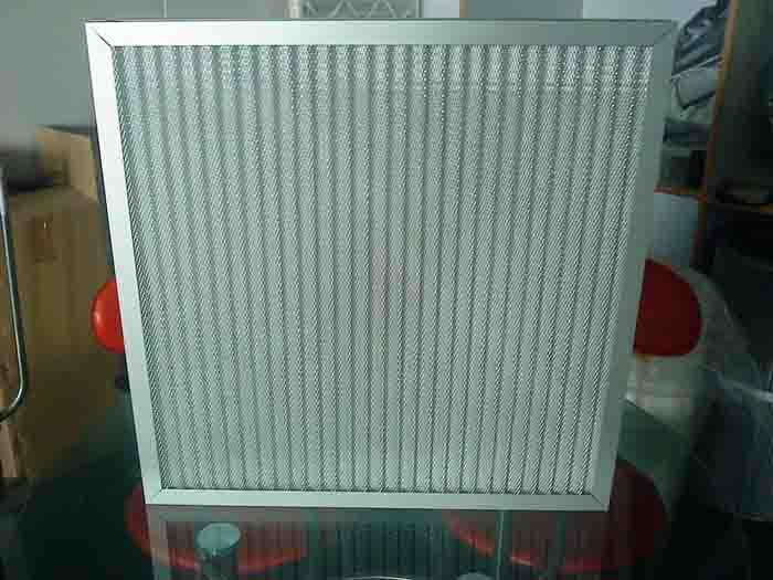 金屬網過濾器濾料：金屬網、鋁網或不銹鋼絲網